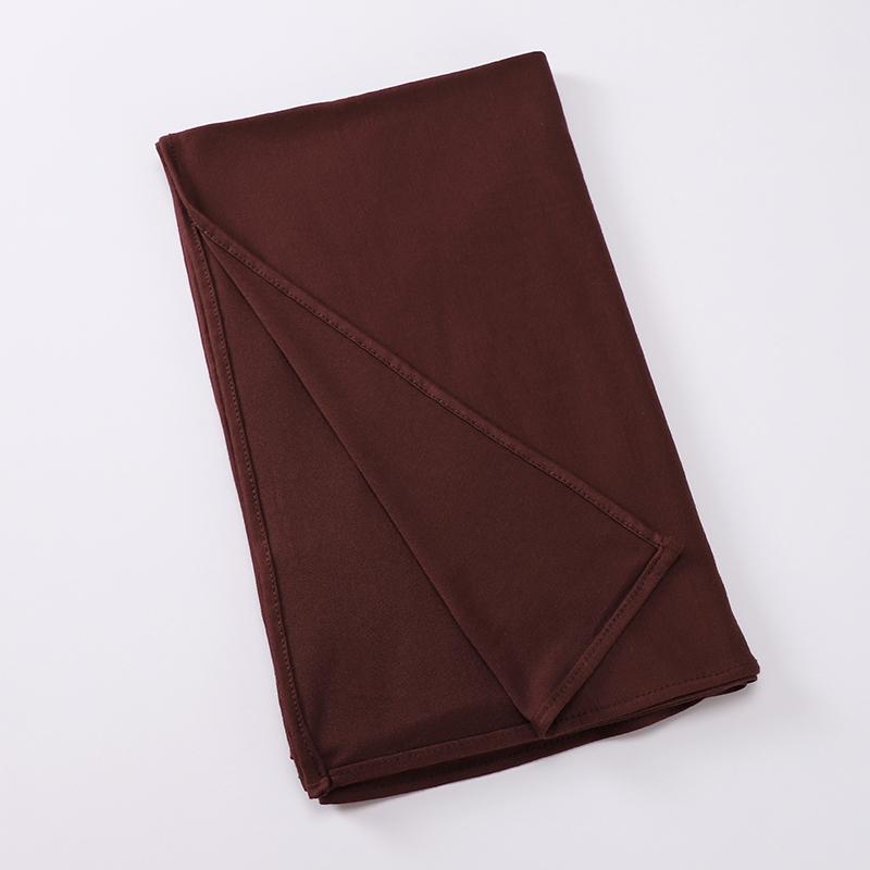 Jersey Scarf Stretchy Hijab Plain Head Scarves  Women Cotton Headwrap Shawl
