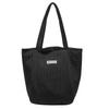 Large capacity tote bag women's new summer striped sewing line simple shoulder bag leisure bag