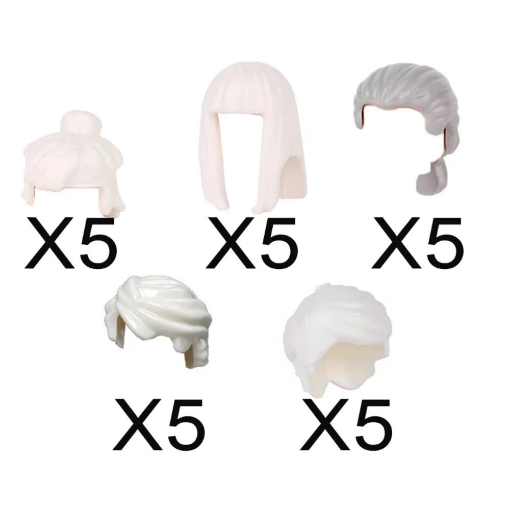 City Building Blocks Body Character Clothing Accessories Helmet Hat Colorful Hair Hairstyle Mini Brick Compatible Toy Gift X040