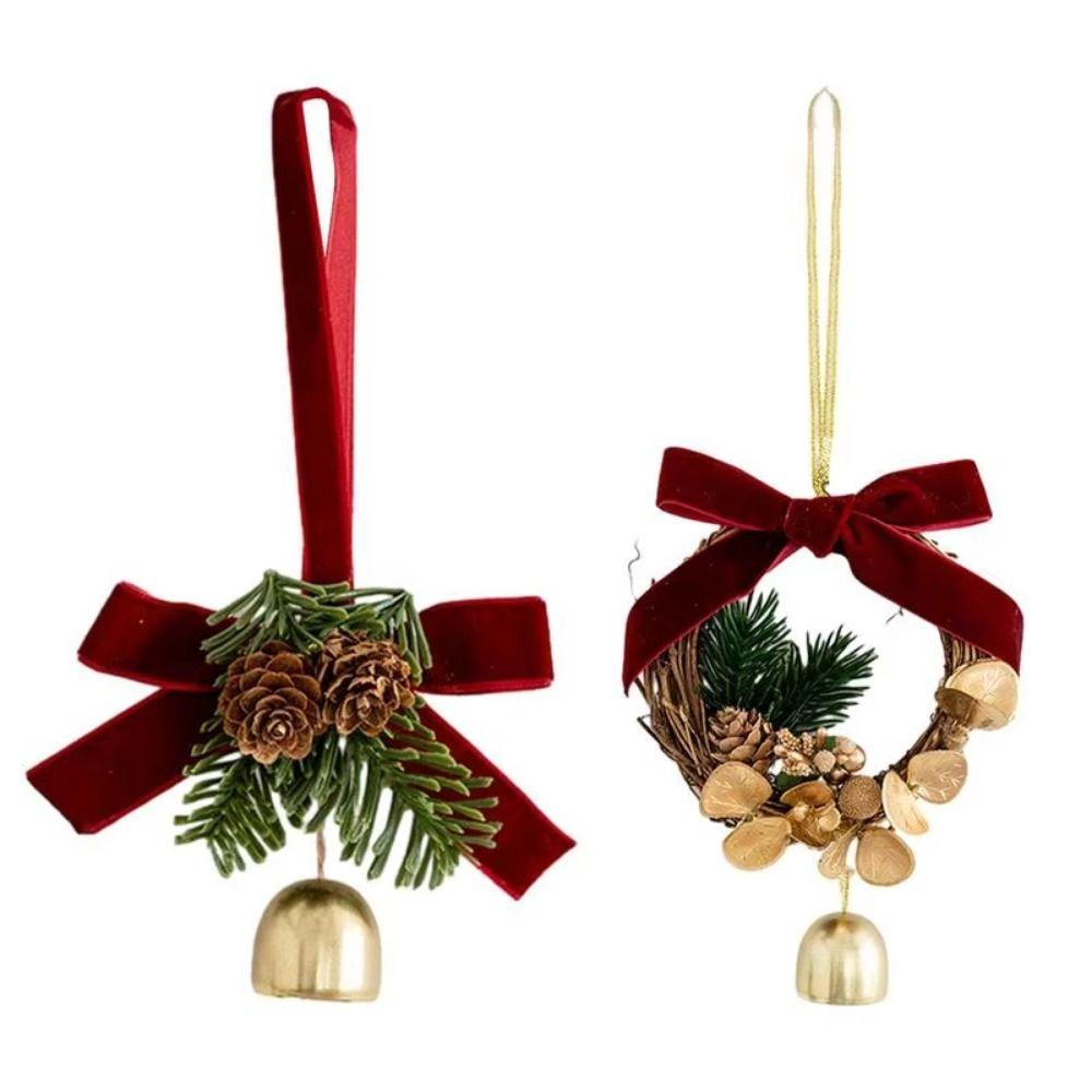 For Xmas Tree Christmas Hanging Decorations Creative Christmas Bell Pendant Christmas Ornaments
