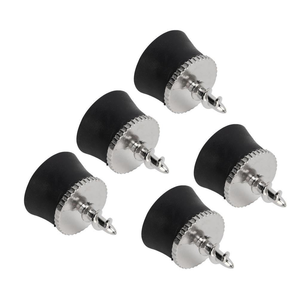 5 PCS Golf Ball Suction Cup Silicone Zinc Alloy Golf Grabber No Bending Golf Ball Picker