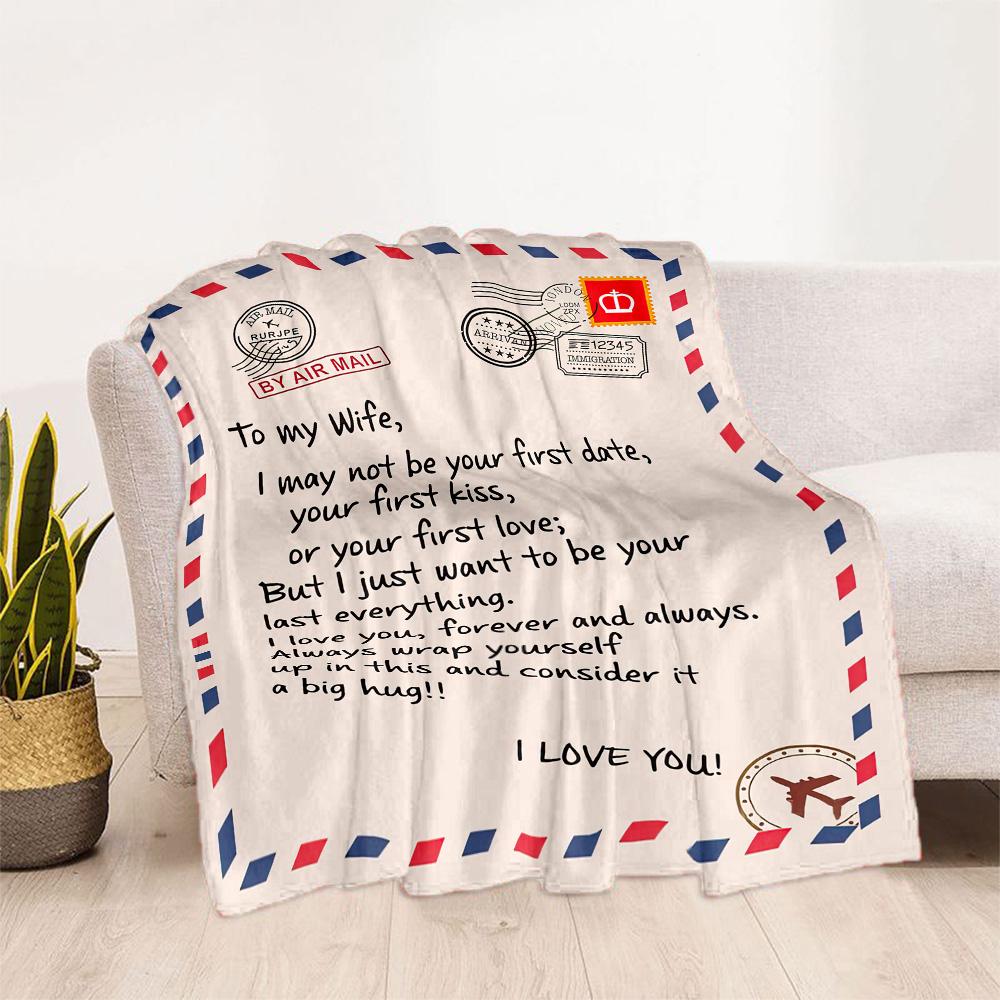 Love Letter To Daughter Blankets Are Suitable for Living Rooms,making Them an Ideal Choice for Outdoor Travel and Gifts.