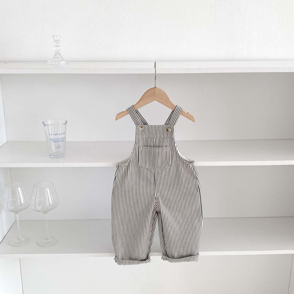 

«Корейские детские джинсовые комбинезоны 2024 года»: Модные осенние комбинезоны для мальчиков и девочек 80 cm