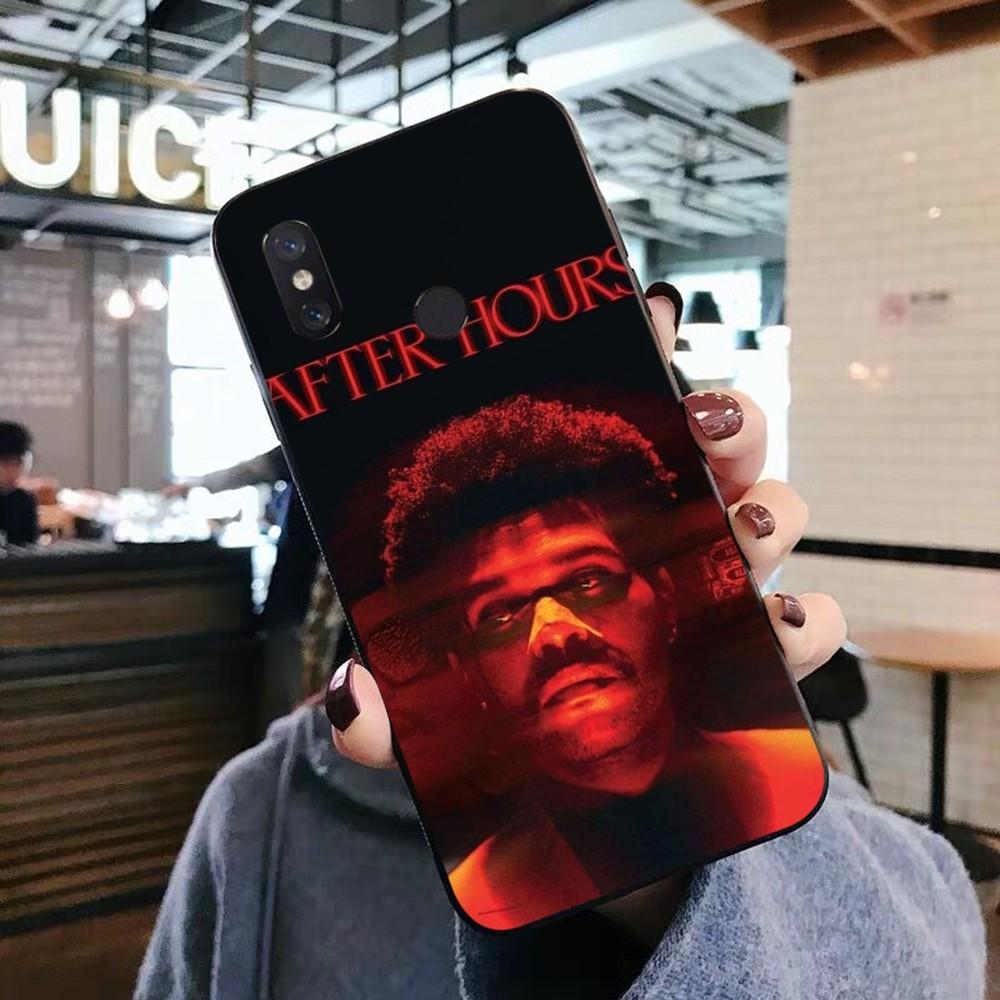 Singer The W-Weeknd Phone Case For Xiaomi Mi 5X 8 9 10 11 12 Lite Pro 10T PocoX3pro PocoM3 Note 10 Pro Lite