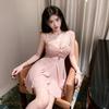 Erotic Lace Mesh Nightgown: Sexy Low-Cut See-Through Camisole Pajamas