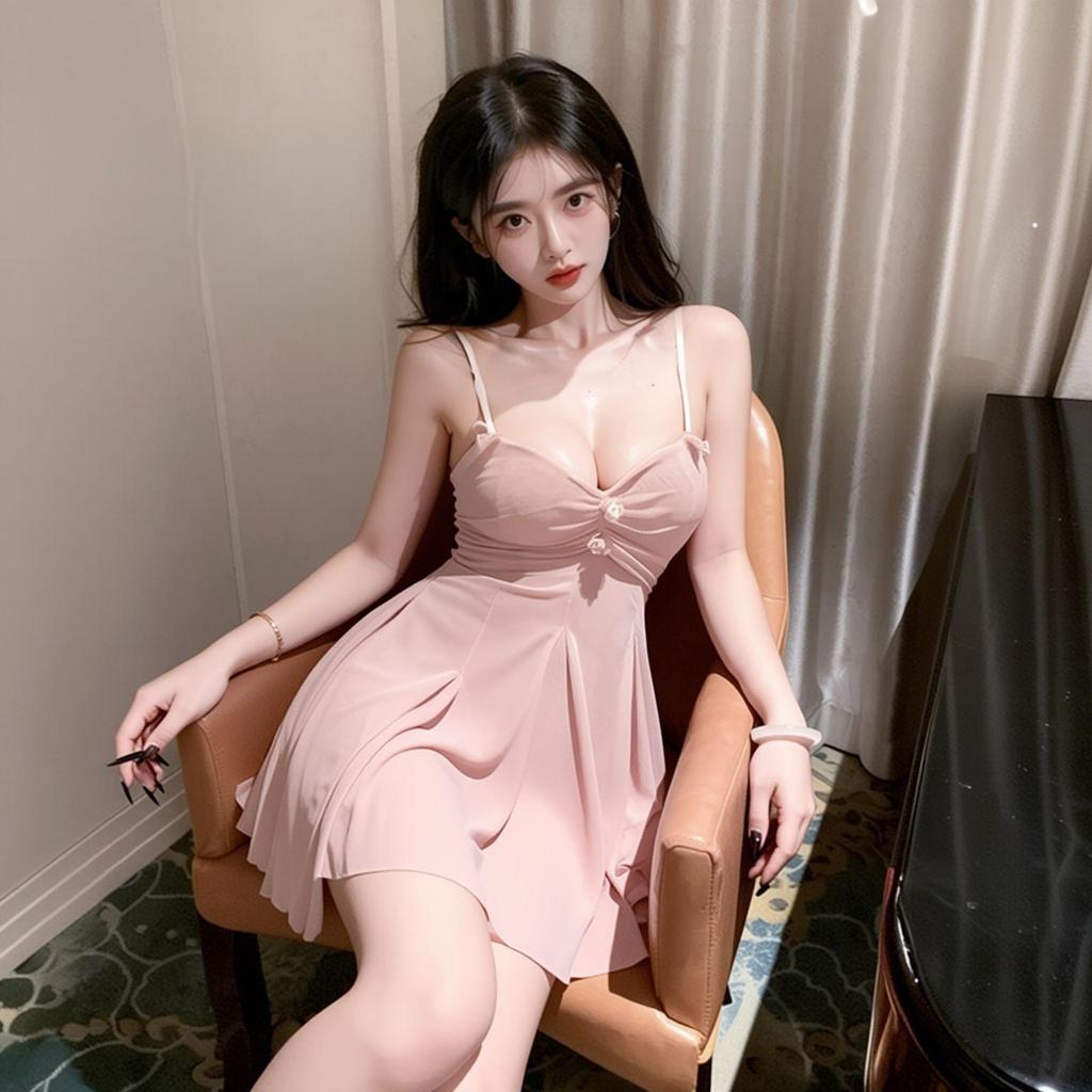 Erotic Lace Mesh Nightgown: Sexy Low-Cut See-Through Camisole Pajamas