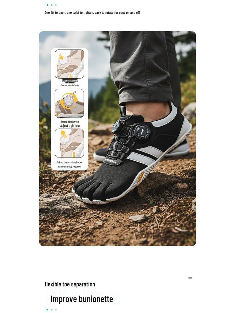 GallonShark Barefoot Five-Toe Yoga & Pilates Shoes for Indoor Fitness