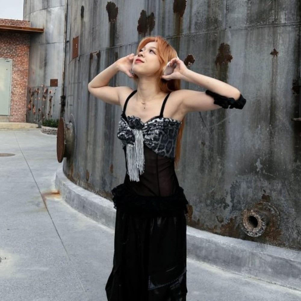 Sequin Jazz Dance Hip Scarf Y2K Cargo Pants Waist Band  Waist Accessories