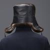 Mink Hat Male Whole Mink Mink Winter Middle-aged and Elderly Old Man Hat Mink Hair Ear Protection Warm Fur Otter Lei Feng Hat