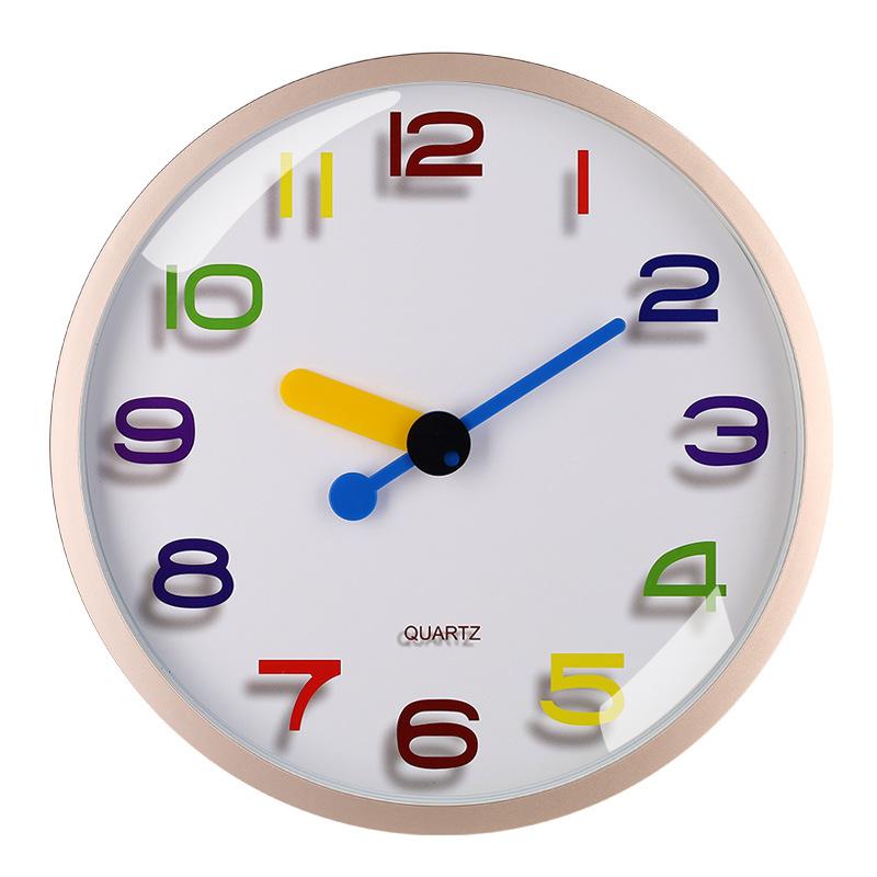 12 Inch 30cm Creative Living Room Silent, Stylish, Simple, Modern Decoration, Light Luxury Quartz Clock