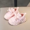 Spring Autumn Girls Cartoon LED Light Up Shoes Kids Soft Sole Breathable Sneakers