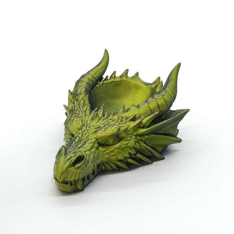 Dragon Head Storage Tray Gothic Jewelry Display Unique Storage Rack Fantasy Ornament for Bedroom Desk Home