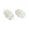 Lawn Mower Maintenance White Fuel Filter Inline Replacement Filter Plastic Construction Tool-free Installation
