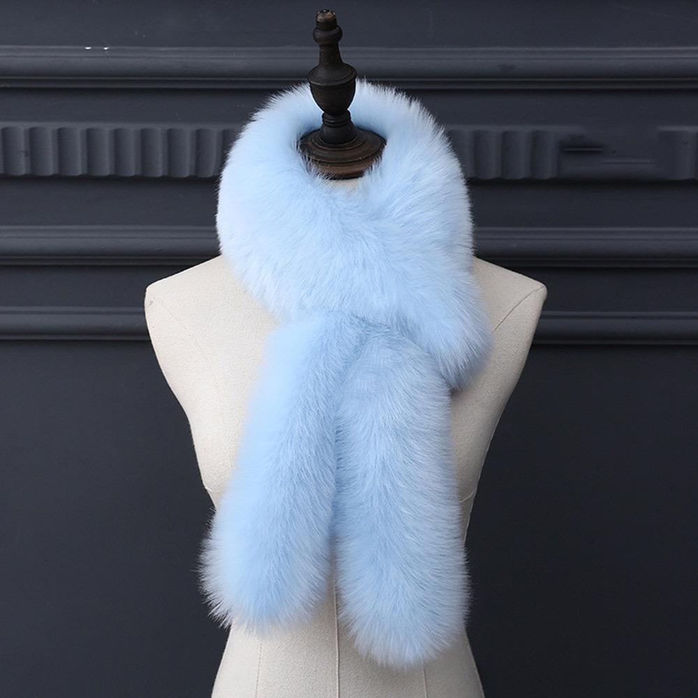 Warm Women's Collar Scarf Faux Fur Fur Collar Scarf Wrap Korean Neck Warmers
