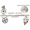 29"Go Kart Rear Axle Kit 7HP OHV Engine Motor #35 Clutch Brake Assembly ATV Quad
