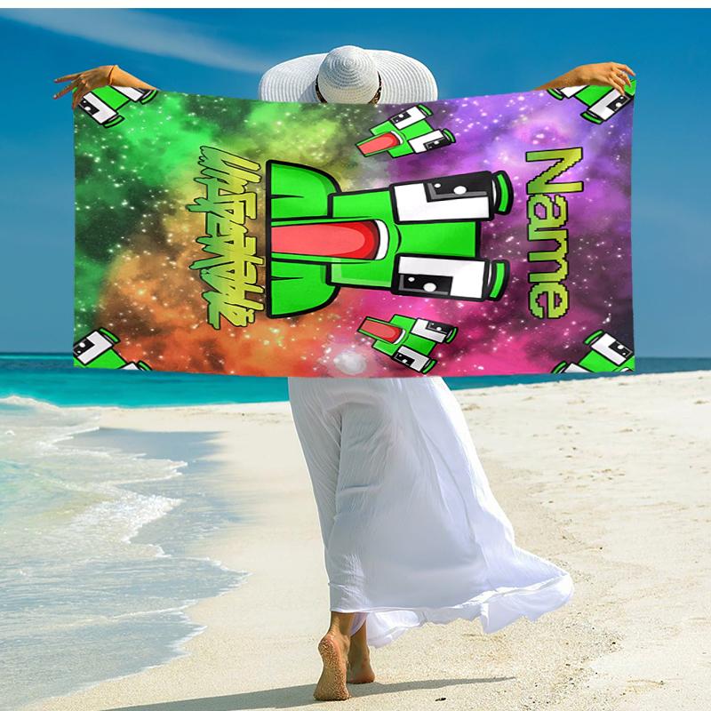 Personalized Customized Proof Beach Towel with Gaming Unspeakable Pattern - Soft, Absorbent,quick-drying,perfect Swimming,camping&bathing