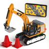 Hg4-301 New Rc Truck Electric Remote Control Excavator Simulation Alloy Engineering Vehicle Toy Car Bulldozer Model Toy Gifts