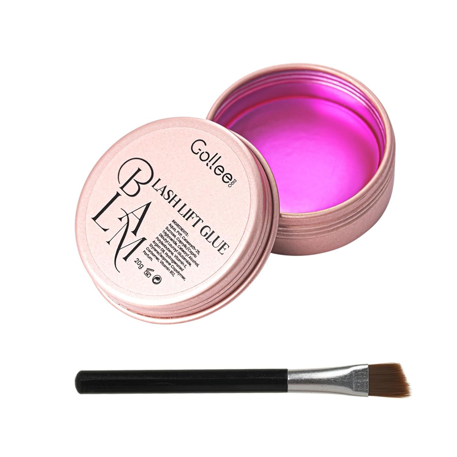 Lash Lift Glue Balm Eyelash & Eyebrow Perm Glue 0.71Oz/20G Eyelash Lift Adhesive Strong Sticky Lash Glue Balm for Lifting and Nourishing Brow