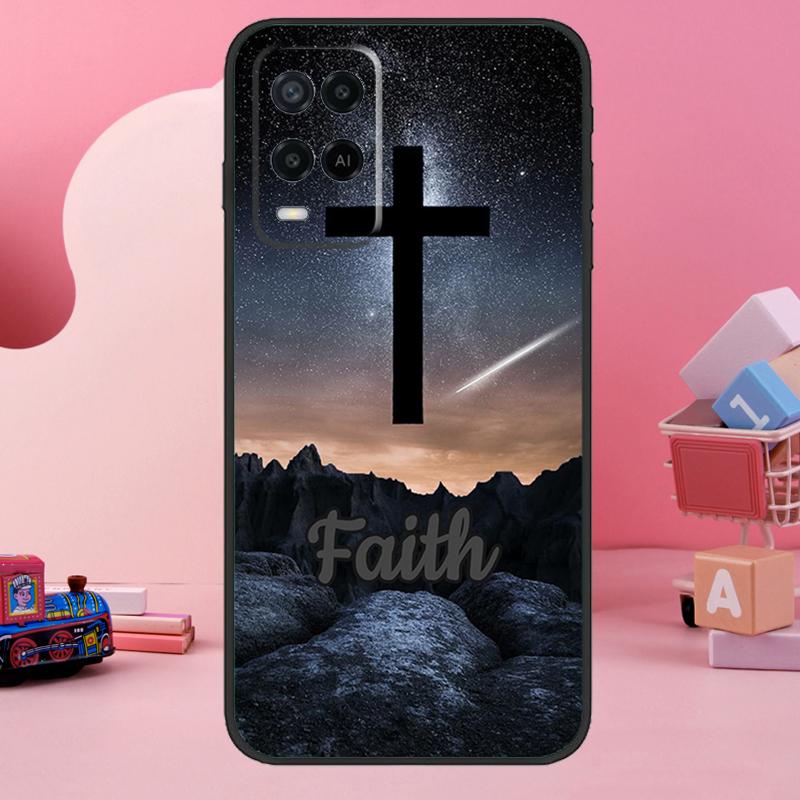 

New Faith Christian Religious Jesus Case For OPPO A5 A9 A31 A53 A52 A72 A15 A16 A17 A57 A77 A54 A74 A94 A76 A96 A53S A54S A57S OPPO A16