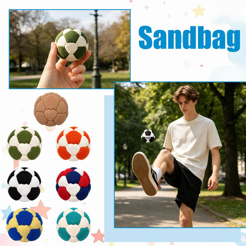 Handwoven Footbag 2026 Adult Outdoor Knitted Foot Sack for Recreational Use Durable and Soft Material Suitable for Various Foot Activities