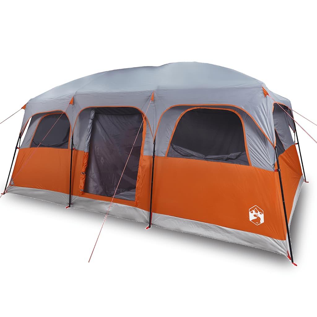 Family Tent for 10 Persons Gray Waterproof