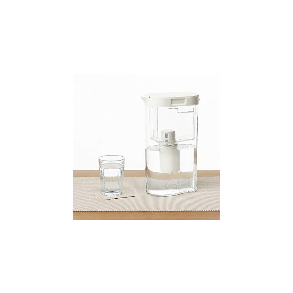 MUJI Acrylic Water Filter Pitcher, Water Filter Capacity Approx. 11L, 18590674, Transparent