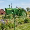 Gartenwindmühle Grüner Traktor Mit Drehenden Rädern Für Hofgarten Einzigartig Outdoor