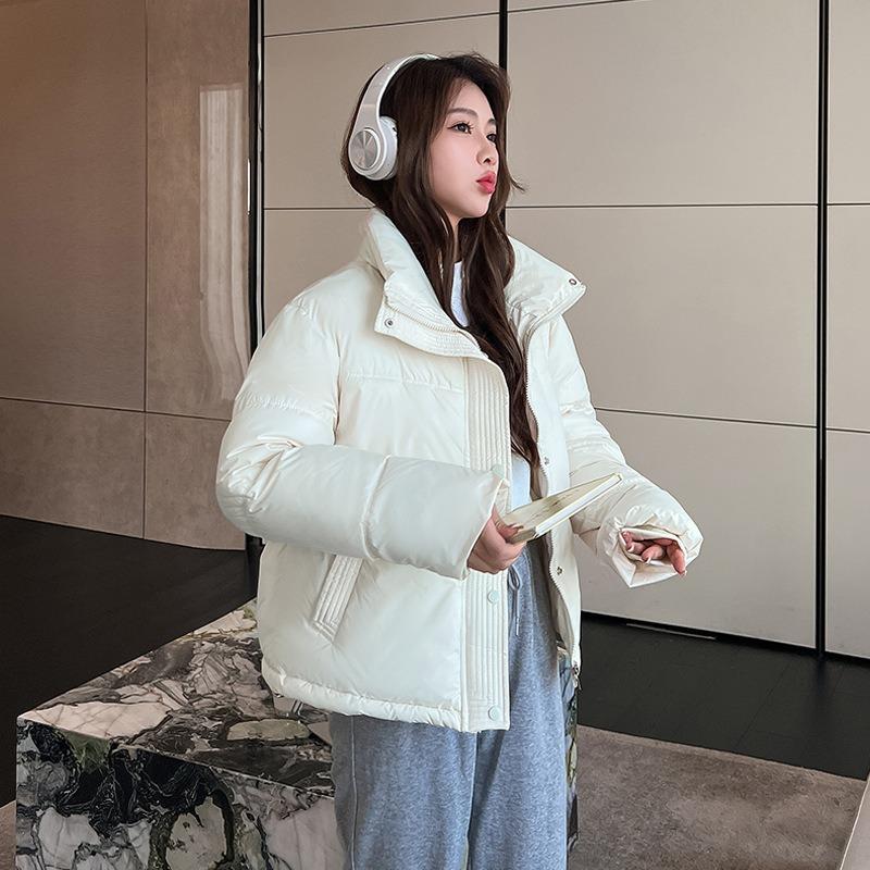 Winter Women Clothes Jackets Parkas Warm Stand Collar Cold Coat Zipper Puffer Jacket Korean Fashion Padded Jacket