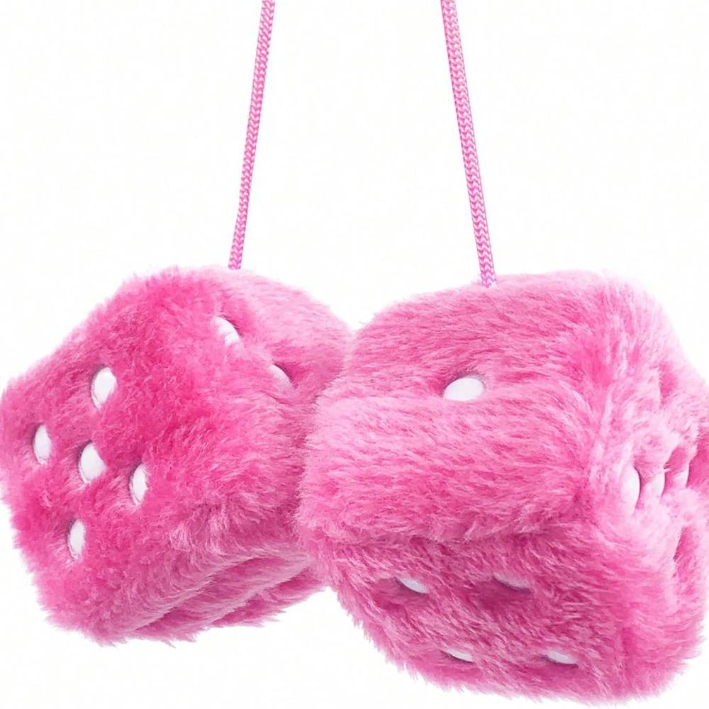 

Дизайн кубиков Подвесное украшение для автомобиля Ретро Подвесные аксессуары для зеркала заднего вида для украшения автомобиля розовый