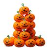 Halloween Kürbis Quetschspielzeug, Weiches TPR Squishy Fidget Spielzeug, Jack-O'-Lantern Stressabbau Dekompressionsspielzeug, Mitgebsel für Party-Tüten,