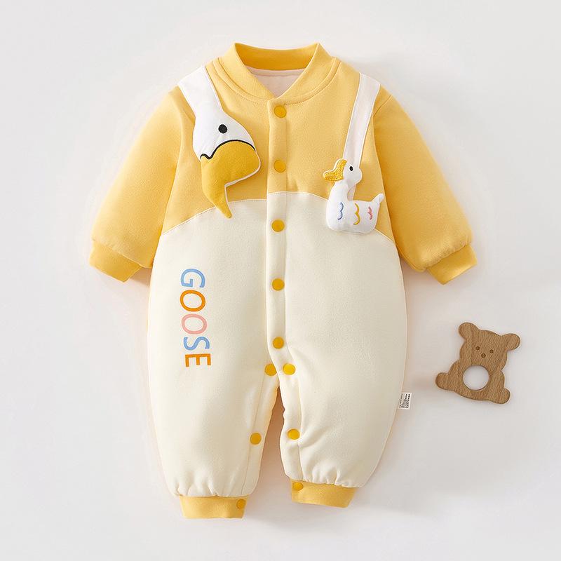Super Cute Baby Cotton-Padded Quilted Romper Jacket for Autumn/Winter