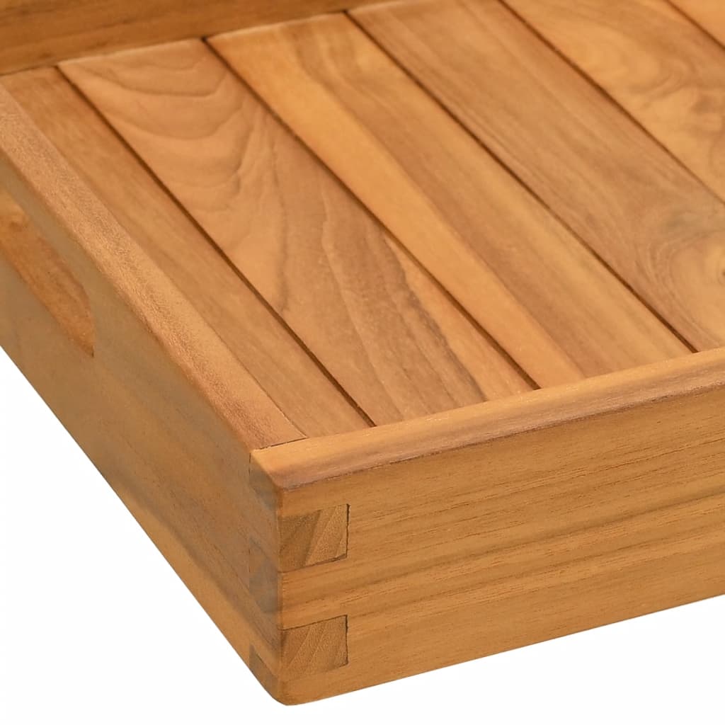 Vidaxl Taca, 60X35 Cm, Lite Drewno Tekowe