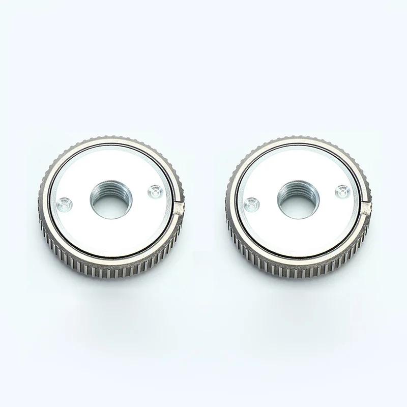 1/2/3Pcs Portable M14 Self-Locking Quick Clamp Quick Release Nut Screw For Angle Grinder Locking Plate Chuck Clamping Nut