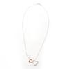 Excellent TIFFANY&Co. Necklace Open Heart Pendant Combination Silver AG925 Women Used