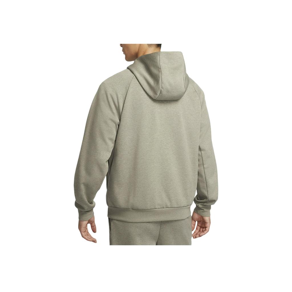 Nike Solid Color Hooded Zipper Cardigan Long Sleeve Jacket Spliced Vintage Sweatshirt Men jackets Light-Army-Green FZ0968320