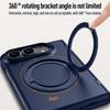 For Ultra Case Skin-Friendly Magnetic Rotating Bracket Hinge With Tempered Film Shockproof Protection Cover Accessories