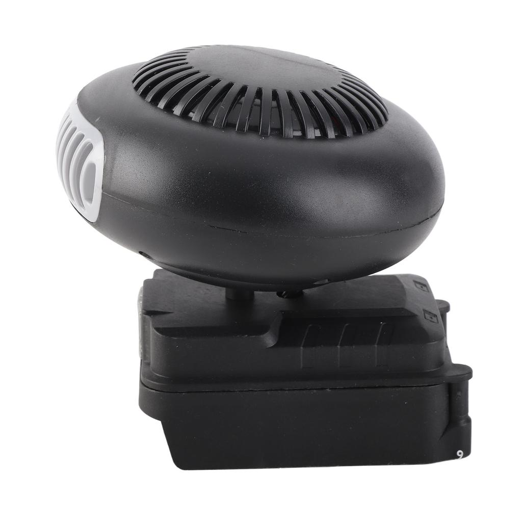 Car Heater Small Portable Office Bathroom Smart Thermostat 170W 2 Levels Adjustable for 18V 5pin WA3551 Li Ion Battery