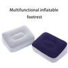 Inflatable Foot Rest Folding Air Pillow Car Travel Office Home Leg Up Pad Relaxing Foldable Footrest for Outdoor