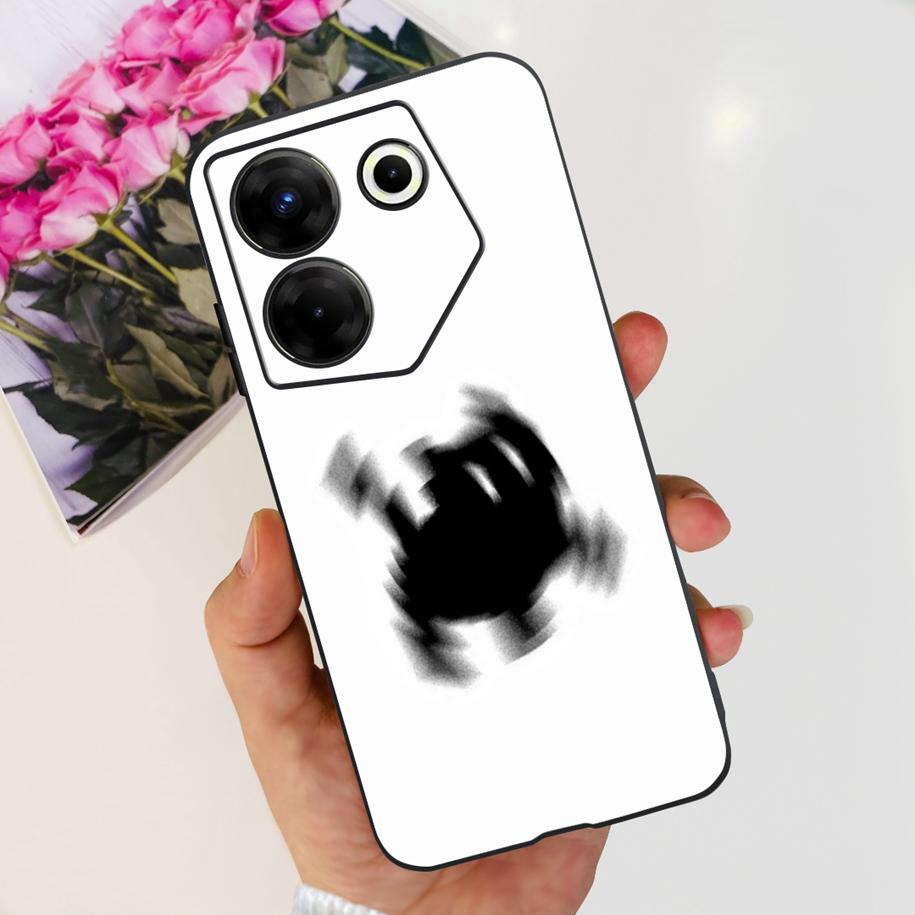 For Tecno Camon 20 Pro 5G Case Marble Cover For Tecno Camon 20 Bumper Soft Silicone Phone Cases For Camon20 Pro CK8n CK7n Fundas