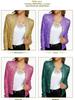 Lente Nieuwe Damesmode Opstaande Kraag Patchwork Pailletten Jas Kort Casual Veelzijdig Bovenkleding