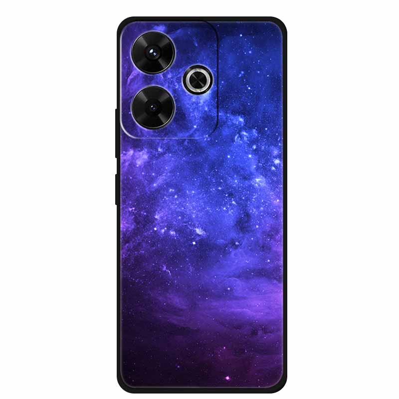 Phone Case For POCO M6 4G Back Cover Case M6Plus Black Silicone Soft Coque For Xiaomi Redmi 13 13x Poco M6 Plus Case M 6 Plus