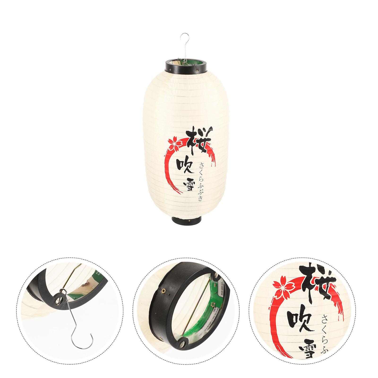 

Traditional Japanese Lantern Decor Silk Hanging Pendant for Housewarming Christmas New Year Thanksgiving Sushi Themed Party other