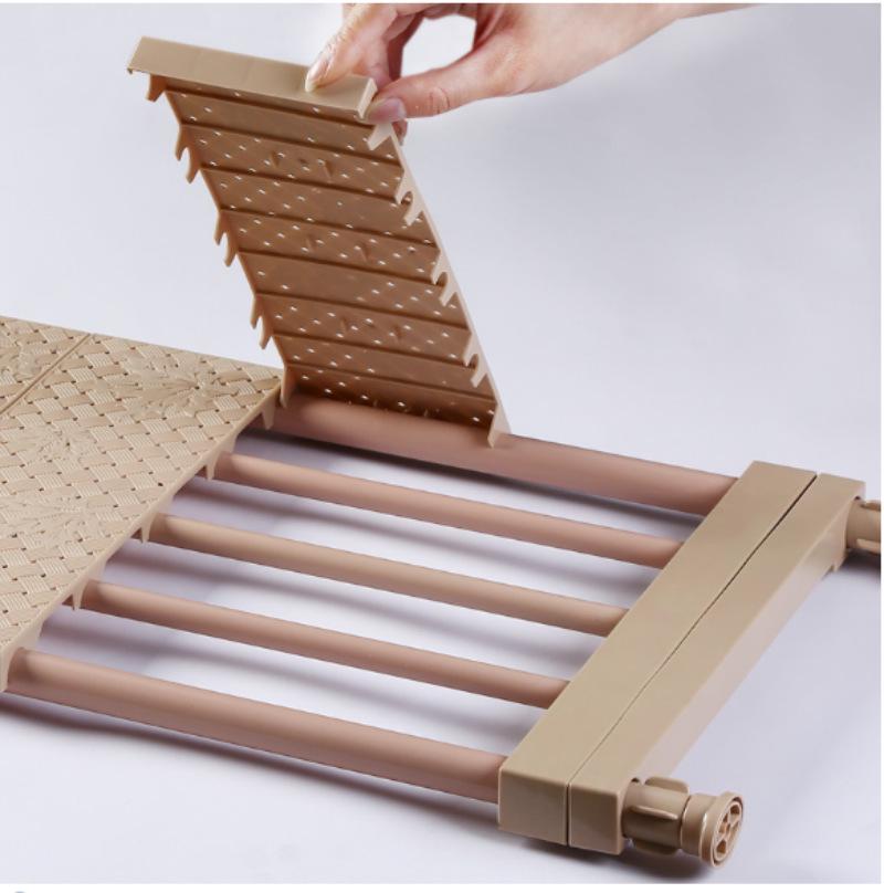 Telescopic Layered Storage Shelf for Wardrobe, Cabinet, or Bathroom – No Drilling Required