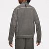 Nike Sportswear Embroidered Logo Knit Sport Jacket Men Jackets Grey DA7177-010