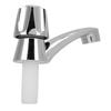 RV One Hole Bathroom Faucet Chrome Plated Single Handle Cold Water Wash Basin Faucet For Yacht Boat RV