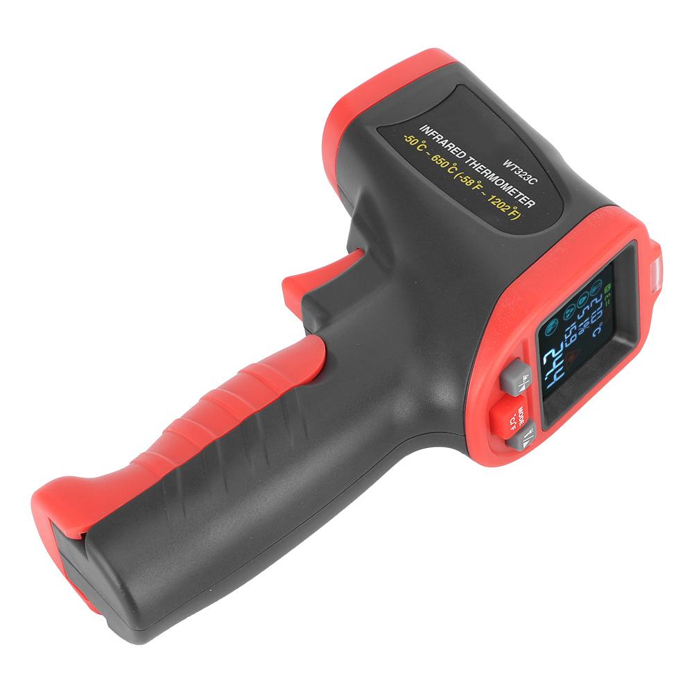 50 Celsius 650 Celsius  HandHeld Industrial Digital NonContact Infrared Thermometer with KThermocouple