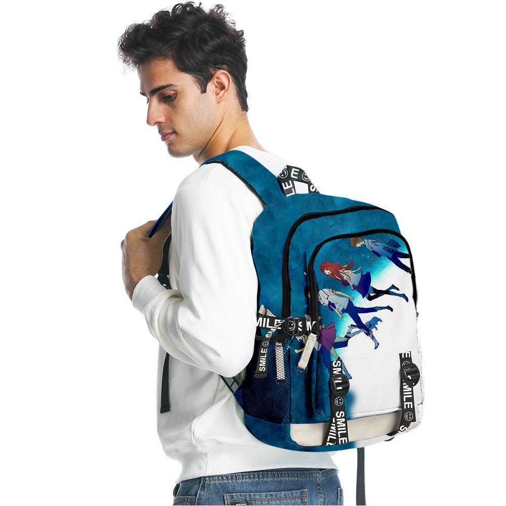 Cartoon Youthful School Bag Unisex From the new world Travel Bags 3D Print Oxford Waterproof Notebook multifunction Backpacks