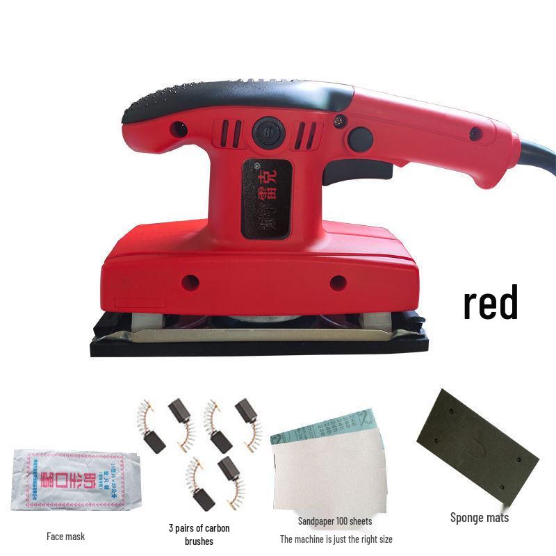Electric Woodworking Flat Sander for Wall Putty, Rust Removal & Polishing