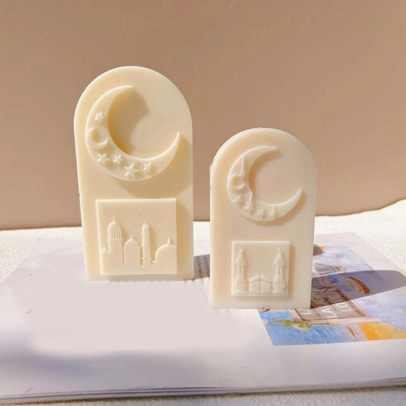 Arched Door Silicone Candle Molds Moon Shaped Silicone Candle Molds Soap Silicone Molds for Candle Soap Home Decoration