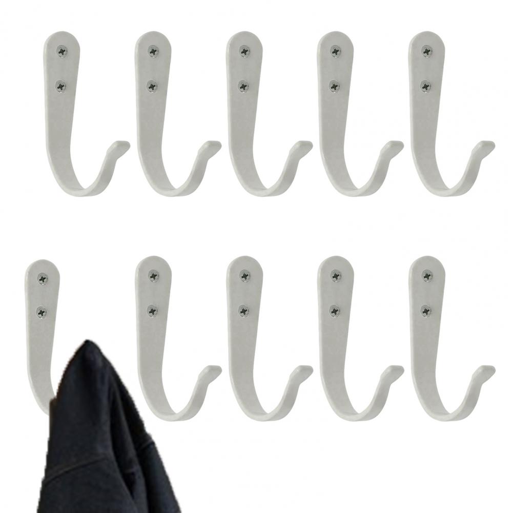 Metallhaken mit Gummibeschichtung Robuster Wandhaken Metallwandhaken für einfache Organisation Mantel Handtuch Schlüssel für Badezimmer für Kleine